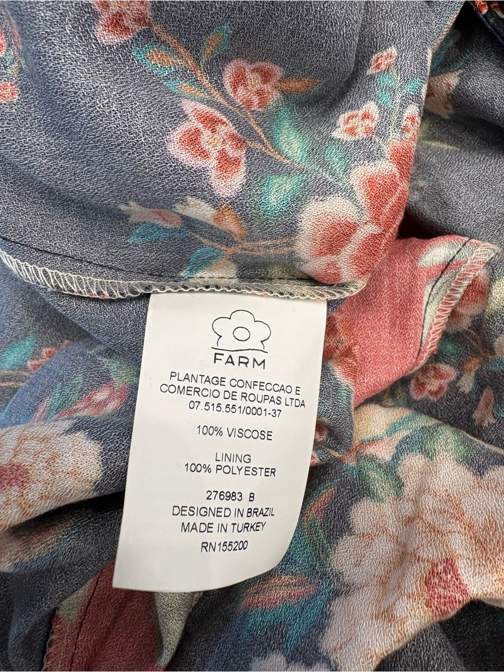 Farm Rio Anthropologie Women’s Gracia Wrap Maxi Dress Floral Size 3X - Picture 5 of 6